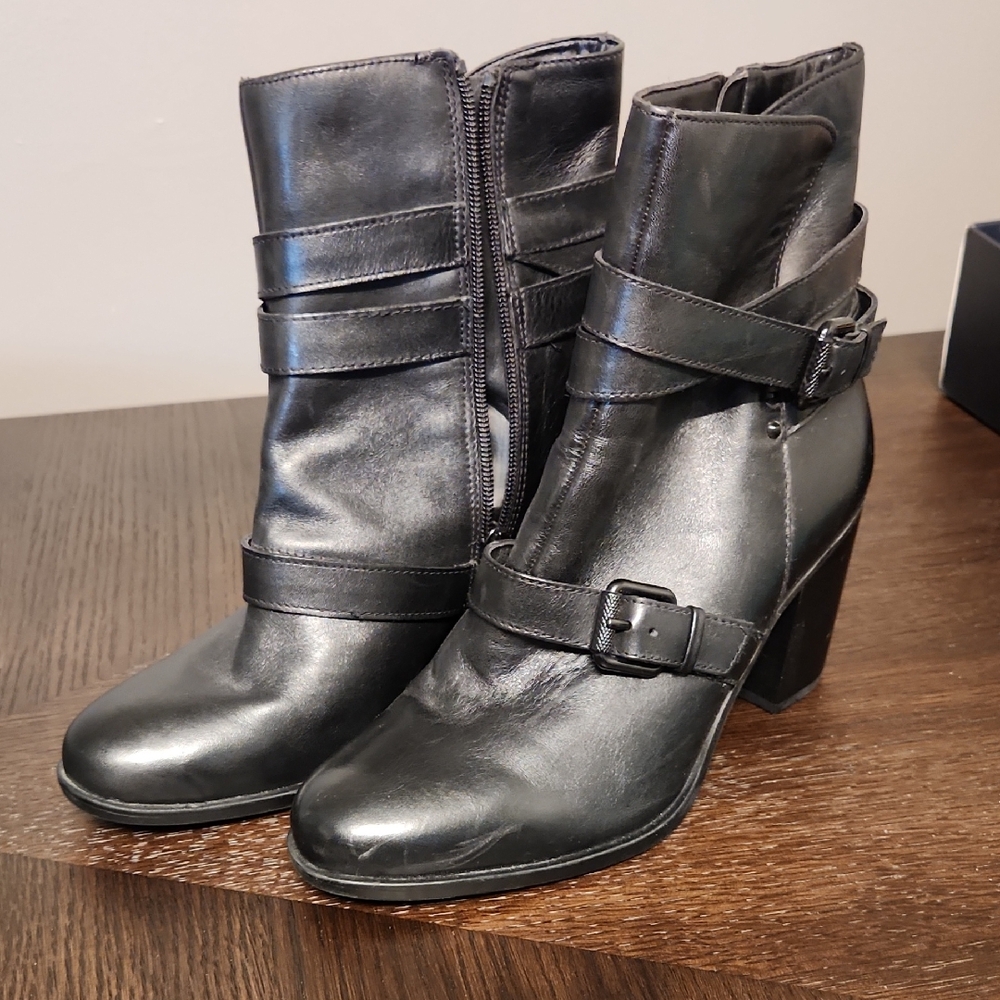 Naturalizer Black Heeled Boots